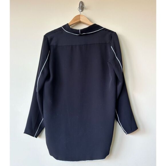 ARITZIA Babaton Rena Black Blouse - Picture 4 of 5